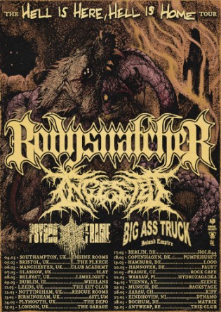 Bodysnatcher European Tour 2026