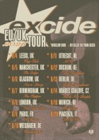 Excide Europe Summer 2026 Tour