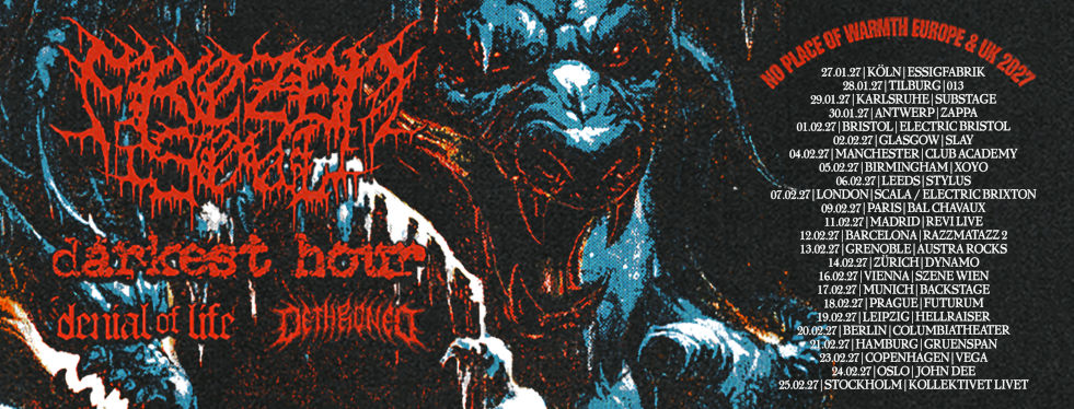 Frozen Sould NO PLACE OF WARMTH EU/UK Tour2027