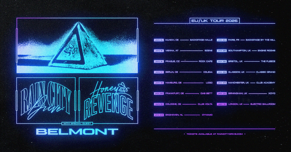 Rain City Drive & Honey Revenge EU/UK Tour 2026