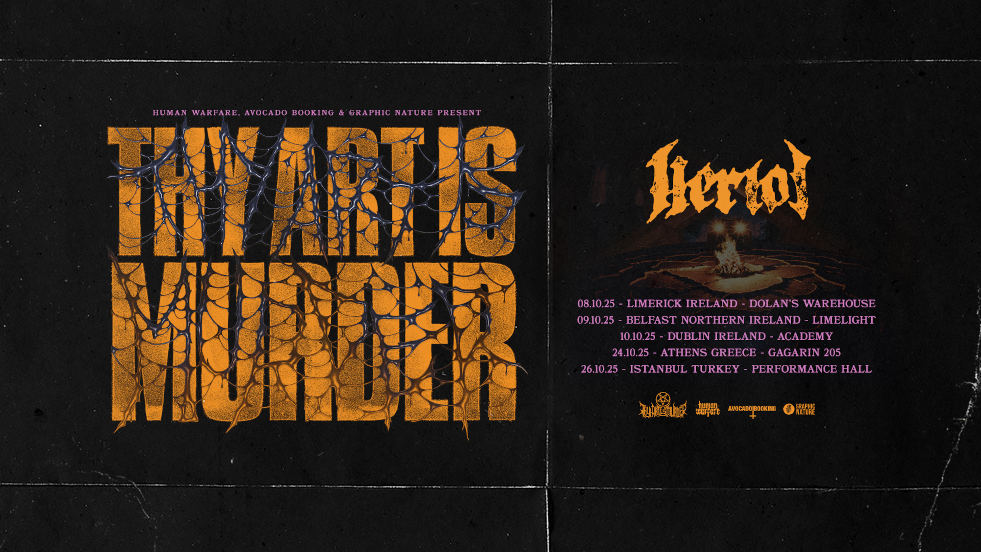 Thy Art Is Murder Fall Europe 2025